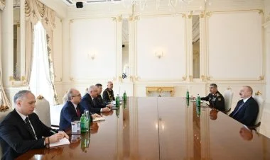 İlham Əliyev Türkiyə Milli TŞ Baş katibini qəbul edib