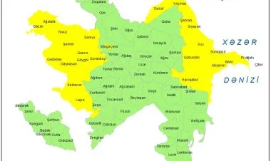 Küləkli hava şəraiti ilə bağlı sarı xəbərdarlıq verilib