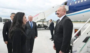 Prezident İlham Əliyev Albaniyaya işgüzar səfərə gəlib