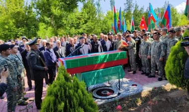 Naxçıvanda I Qarabağ müharibəsi şəhidinin nəşi dəfn olunub
