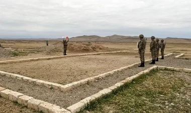 Hərbi vəzifəlilərlə praktiki məşğələlər keçirilir VİDEO