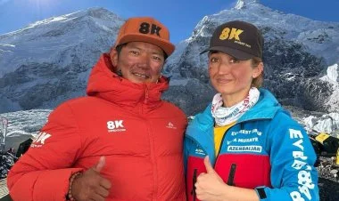 Azərbaycanlı alpinist qadın Himalay zirvələrini fəth edir