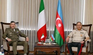 Kərim Vəliyev İtaliya nümayəndə heyətini qəbul edib VİDEO