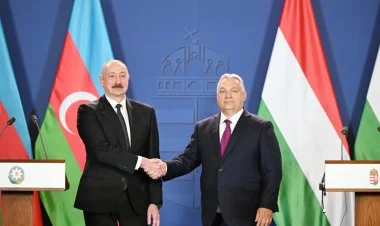 İlham Əliyev və Viktor Orban mətbuata bəyanatla çıxış edib