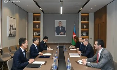 Ceyhun Bayramov Koreyanın yeni səfiri ilə görüşüb