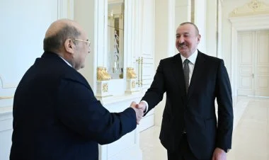 Prezident İlham Əliyev Misir Senatının sədrini qəbul edib