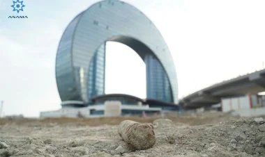“Port Baku” ərazisində hərbi sursat aşkar edilib FOTO