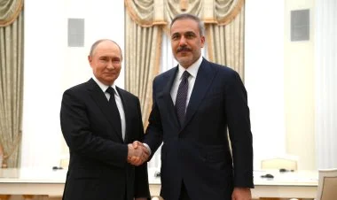 Vladimir Putin Hakan Fidanı qəbul edib YENİLƏNİB
