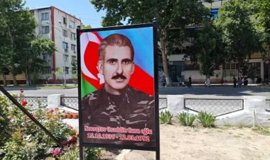 Mingəçevirdə I Qarabağ müharibəsinin şəhidi dəfn edilib