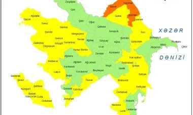 Küləkli hava ilə bağlı sarı və narıncı xəbərdarlıq verilib