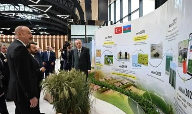Əliyev və Ərdoğan özəl aqrokompleks planı ilə tanış olublar