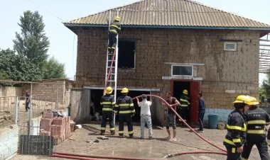 Neftçalada ev yanıb, bir nəfər ölüb, bir nəfər yaralanıb