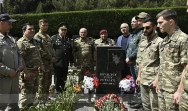 Milli Qəhrəman Yura “Çornı” Kovalyovun xatirəsi anılıb