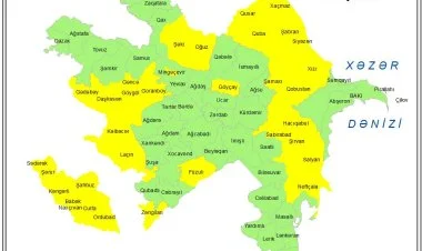 Küləkli hava şəraiti ilə bağlı sarı xəbərdarlıq verilib