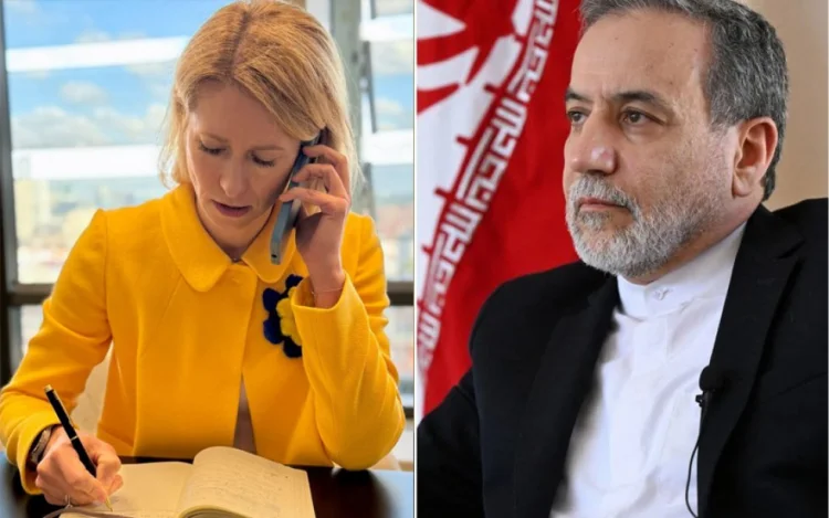 Kaya Kallas Abbas Əraqçi ilə telefonla danışıb