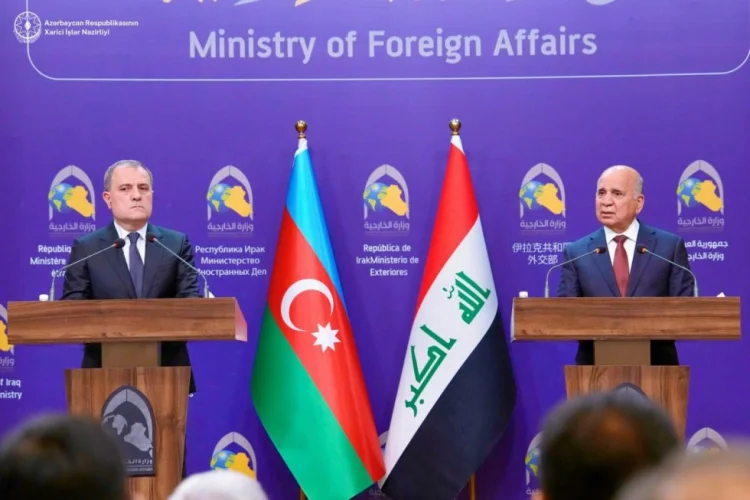 Azərbaycan və İraq XIN rəhbərləri mətbuat konfransı keçirib