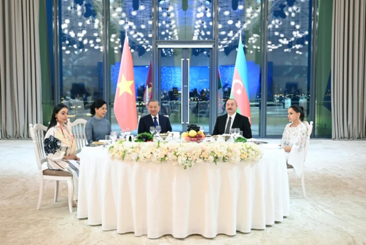 İlham Əliyev To Lamın şərəfinə dövlət ziyafəti verib