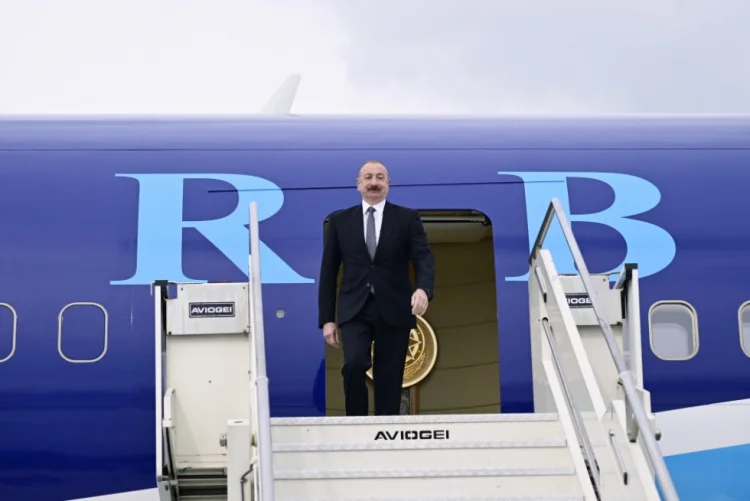 Prezident İlham Əliyev Albaniyaya işgüzar səfərə gəlib