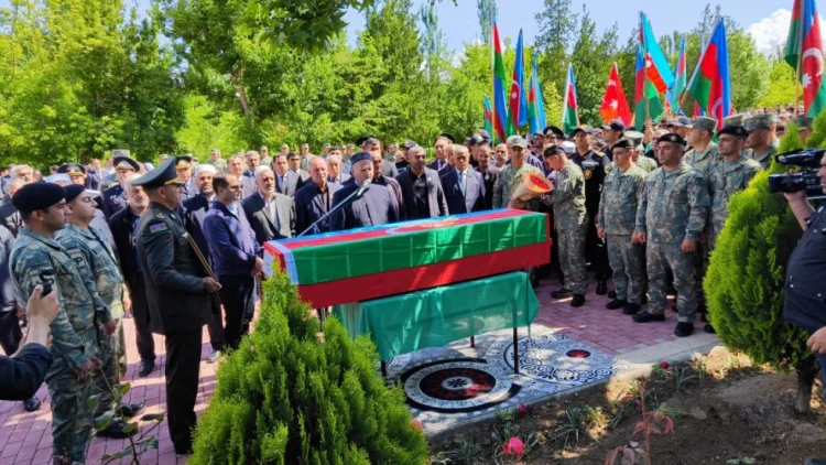 Naxçıvanda I Qarabağ müharibəsi şəhidinin nəşi dəfn olunub