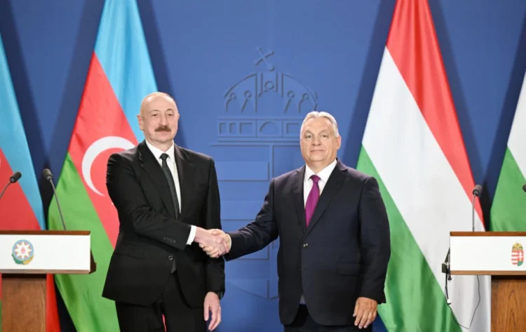 İlham Əliyev və Viktor Orban mətbuata bəyanatla çıxış edib