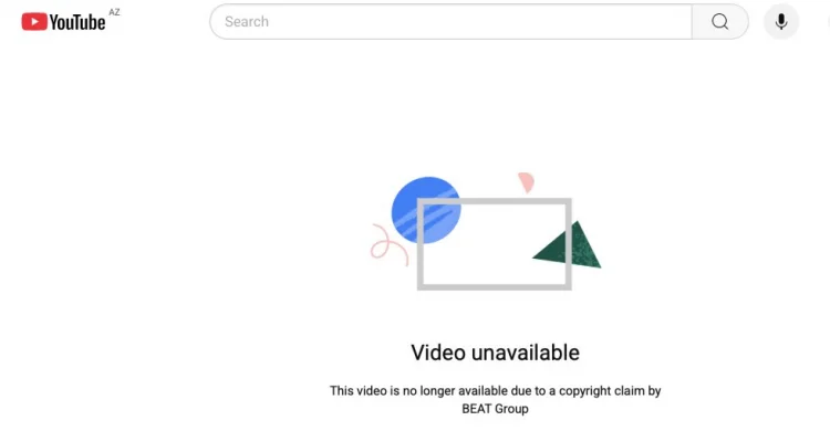 Youtube ermənilərin oğurladığı mahnılarımızı silib