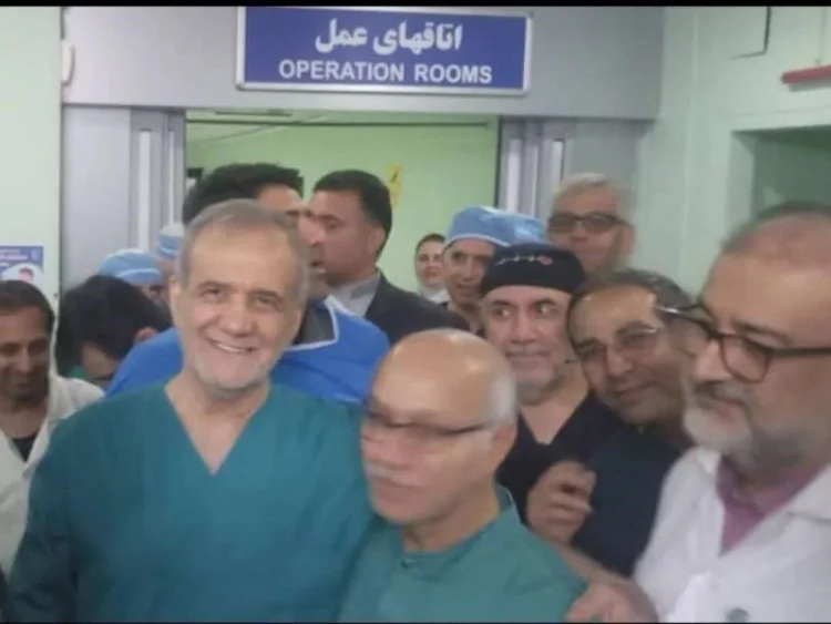 İran Prezidenti M.Pezeşkian Təbrizdə ürək əməliyyatları edir