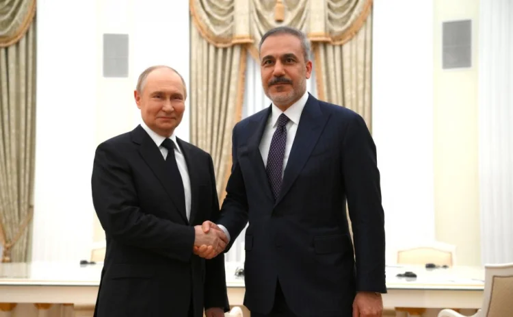 Vladimir Putin Hakan Fidanı qəbul edib YENİLƏNİB