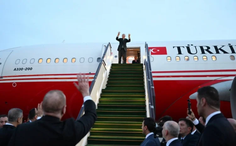 Rəcəb Tayyib Ərdoğanın Azərbaycana səfəri başa çatıb