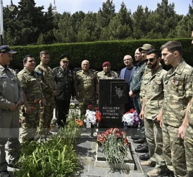 Milli Qəhrəman Yura “Çornı” Kovalyovun xatirəsi anılıb