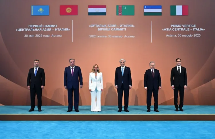 Astanada ilk Mərkəzi Asiya-İtaliya sammiti başlayıb FOTO