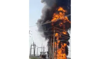 Ucarda əvvəlcə partlayış, sonra yanğın olub