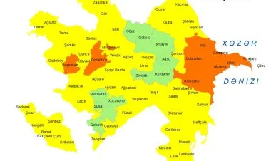 Küləkli hava ilə bağlı sarı və narıncı xəbərdarlıq verlidi