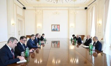 İlham Əliyev Alparslan Bayraktarı qəbul edib