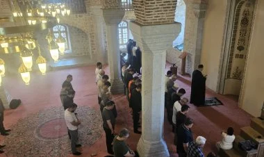Şuşada bayram namazı qılınıb