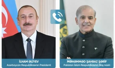 İlham Əliyev Məhəmməd Şahbaz Şəriflə telefonla danışıb