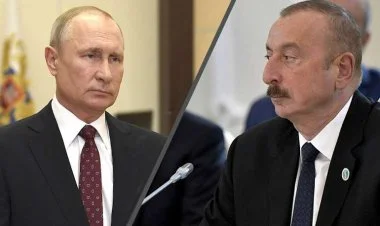 İlham Əliyev Vladimir Putini təbrik edib