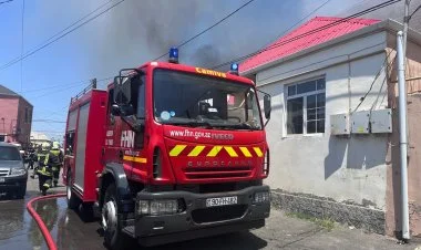 Xırdalanda fərdi yaşayış evində yanğın söndürülüb VİDEO