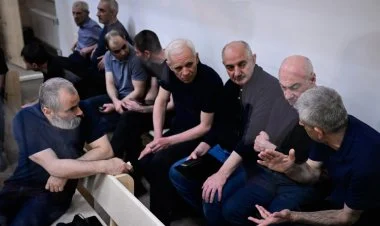 Qarabağ separatçılarının məhkəməsi keçirilib YENİLƏNİB/FOTO