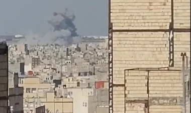 İsrail HHQ yenə Təbrizin ətrafını bombaladı FOTO
