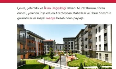 Kahramanmaraşın Azərbaycan məhəlləsində həyat başlayır