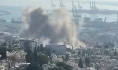 İran İsrailə raket hücumu etdi FOTO