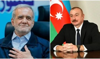 İlham Əliyevlə Məsud Pezeşkian arasında telefon söhbəti olub