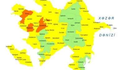 Küləkli hava ilə bağlı sarı və narıncı xəbərdarlıq verilib