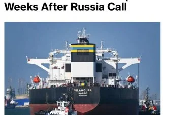 Rusiya limanından neft daşıyan tanker partlayıb