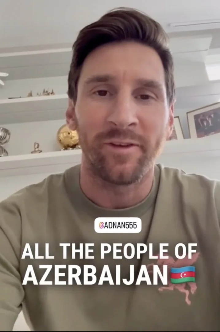 Messi minifutbol üzrə Azərbaycan millisini təbrik etdi