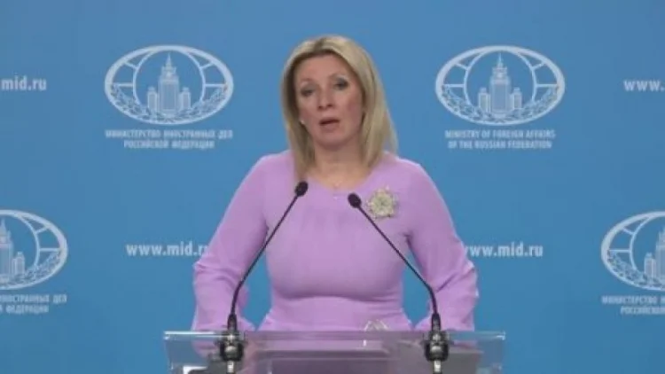 Zaxarova erməni jurnalistin sualına qəzəbləndi