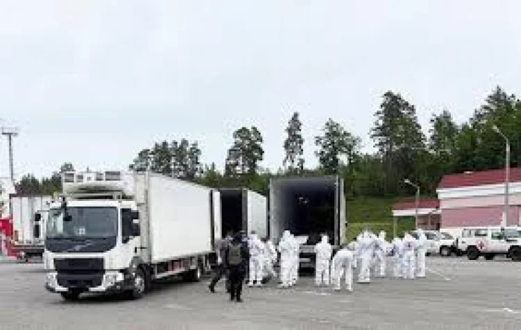 Rusiya daha 1 200 hərbçinin meyitini Ukraynaya təhvil verib