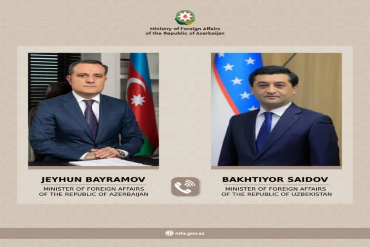 Ceyhun Bayramov özbək həmkarı ilə danışıb