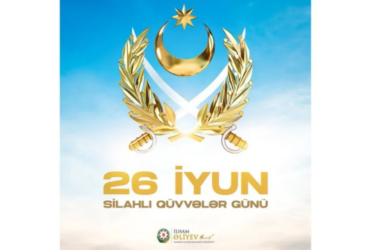 İlham Əliyev Silahlı Qüvvələr Günü ilə bağlı paylaşım edib