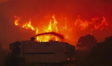 Türkiyədə meşə yanğını ilə mübarizə davam edir